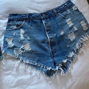 VINTAGE MADE IN USA Levi's 501xx Denim Shorts- 14